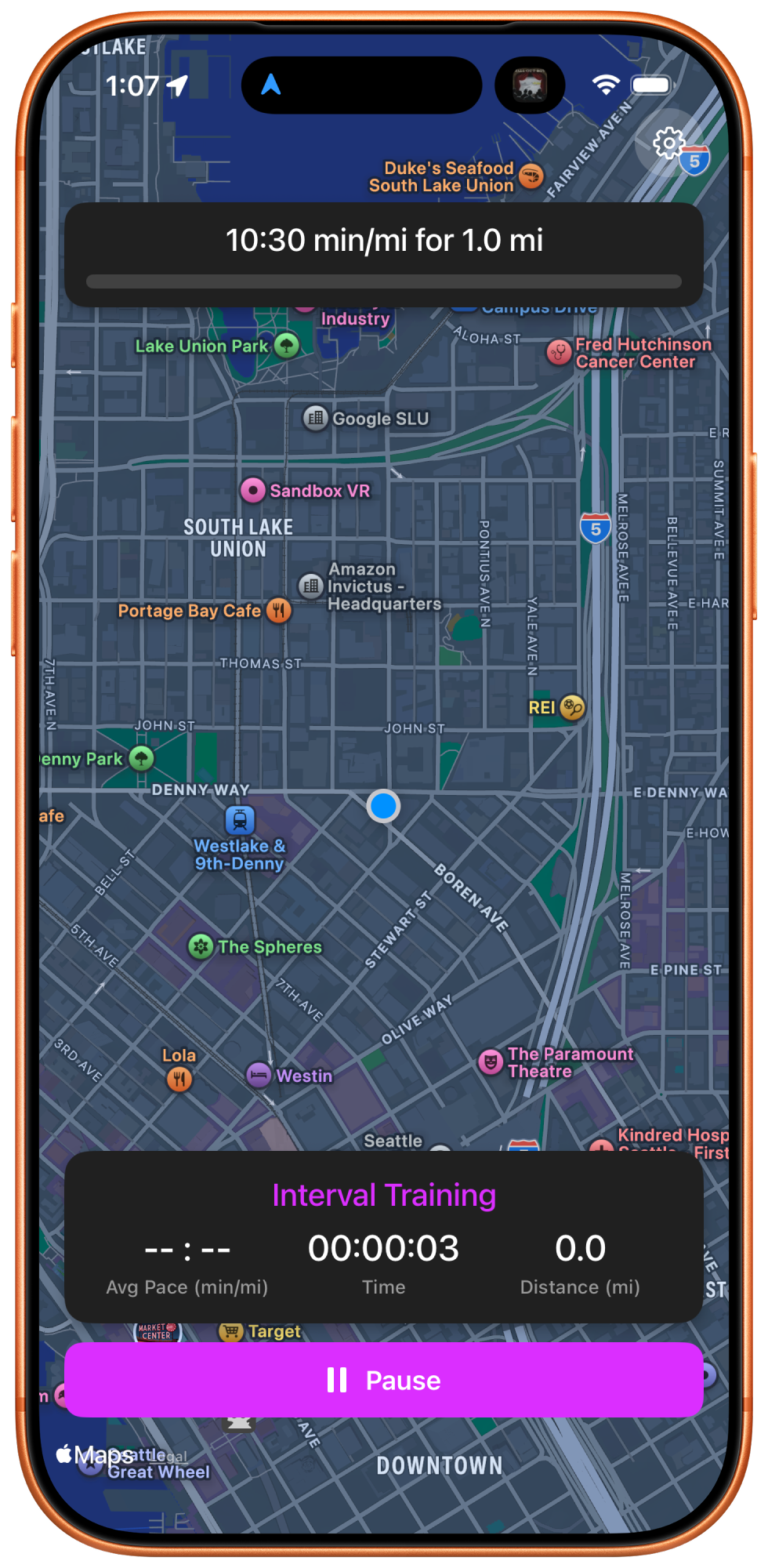 DashLab coach screenshot